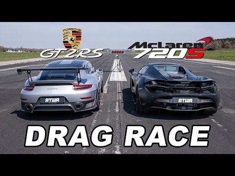 Porsche GT2 RS vs. McLaren 720S | DRAG RACE | Daniel Abt